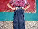 34 Young girl posing for the camera in a village north of Solala 800