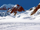 26 tracks in the ice of a glacier landing in new zealand 800