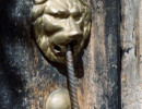 100 brass lions head photographed in guatemala 800