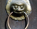 124 shiny brass head photographed in antigua  guatemala 800