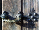 88 brass knocker photographed in guatemala 800