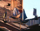 22 boat windmill in johor  malaysia in southeast asia